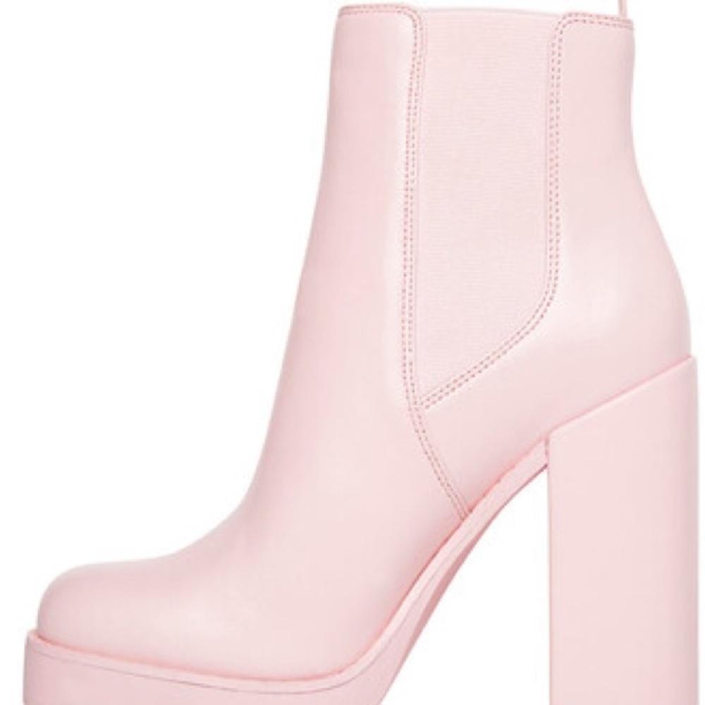 Steve Madden Light Pink Platform Boots